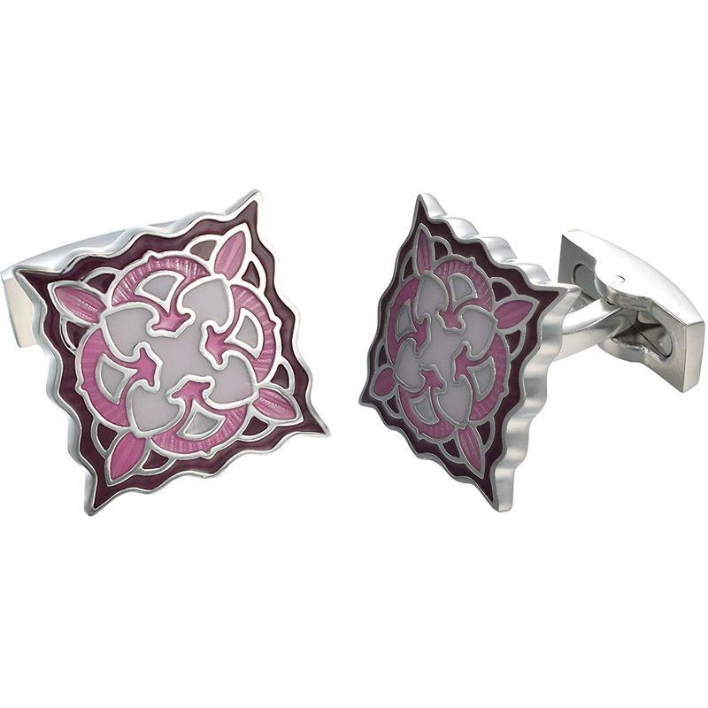 有名な高級ブランド 黄 おしゃれ メンズ カフス 和風 Yoursfs 花柄 赤 プレゼント アクセサリー カフスボタン カフス Sustentec Com Br