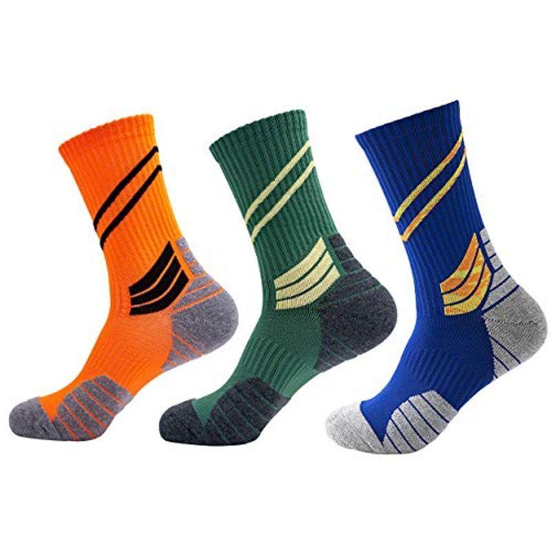 Aoiremon スポーツソックス メンズ サッカーソックス 滑り止め トレーニングソックス レディース 野球ソックス 吸汗速乾 中厚手 登 Mso2cyvayb メンズファッション Www Robotnature Com