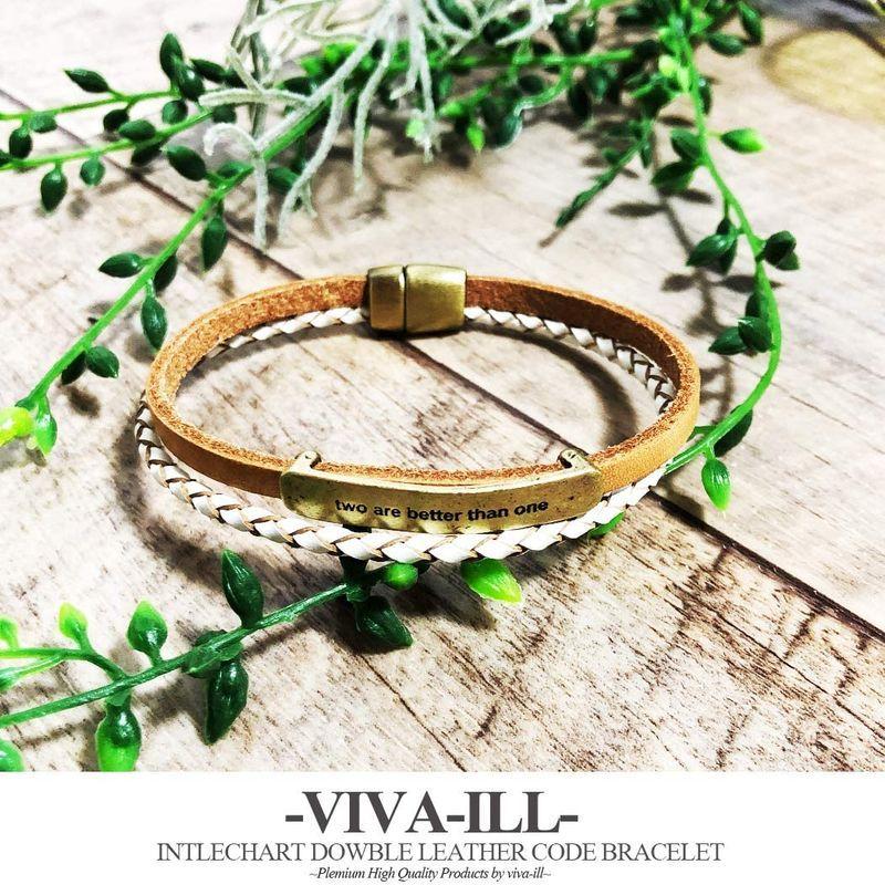 公式の店舗 新品S925 本革 編み込み レザー ブレスレット メンズレディース VIVA-ILL 編み込み コード アンクレット メンズ 革 2連 レザー 本革 シンプル レディース ペア 人気 カップル ブラック 黒