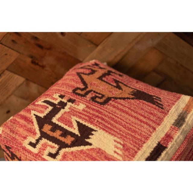 オルテガ調のキリムスツール カジュアル モダン 北欧 ナチュラル クッション ファブリック リビング ダイニング |  | 16