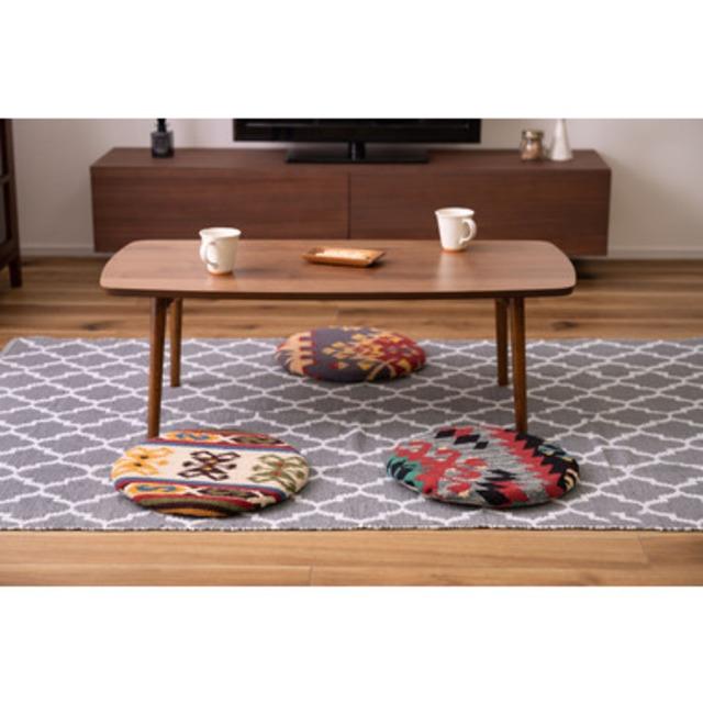 オルテガ調のキリムシートクッション カジュアル モダン 北欧 ナチュラル クッション ファブリック リビング ダイニング |  | 17