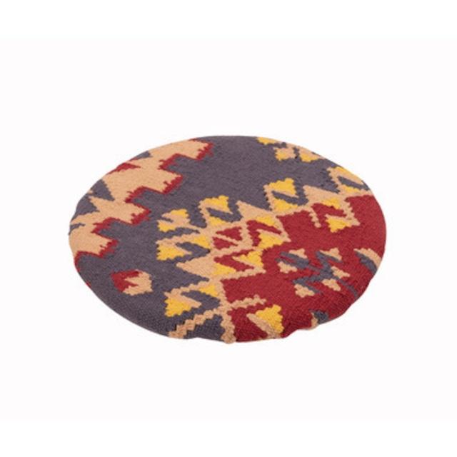 オルテガ調のキリムシートクッション カジュアル モダン 北欧 ナチュラル クッション ファブリック リビング ダイニング |  | 02