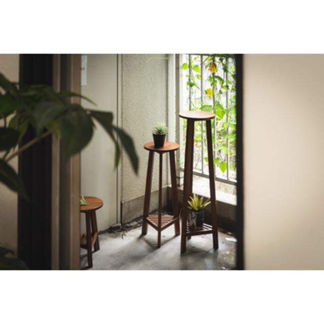 高級木材ミンディのプランターベース L 北欧 インダストリアル アウトドアリビング アウトドア ガーデン 鉢 プランター 鉢置き 花台 グリーン |  | 07