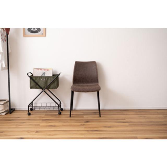 ソフトレザーと黒アイアン脚のヴィンテージなダイニングチェア 北欧 インダストリアル チェア 黒 ブラック ダイニング キッチン ダイニングキッチン |  | 10