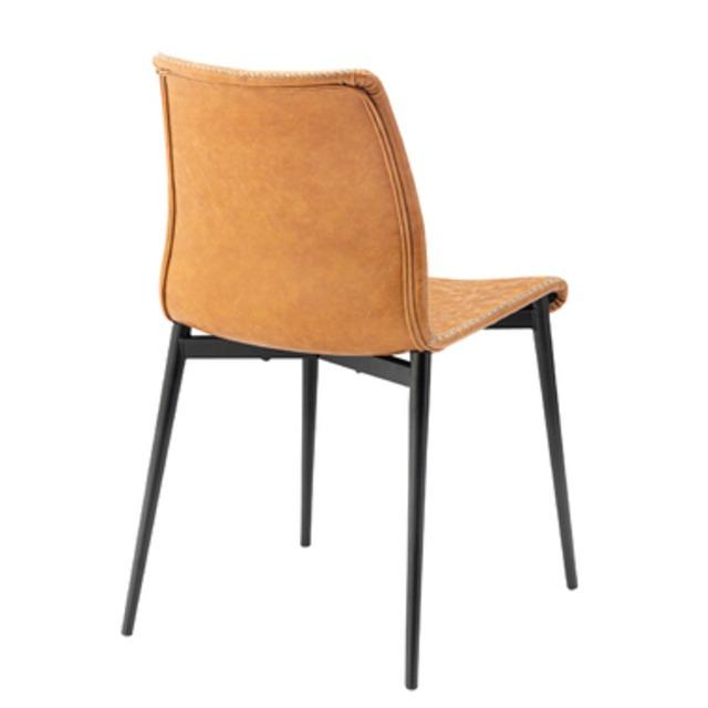 ソフトレザーと黒アイアン脚のヴィンテージなダイニングチェア 北欧 インダストリアル チェア 黒 ブラック ダイニング キッチン ダイニングキッチン |  | 14