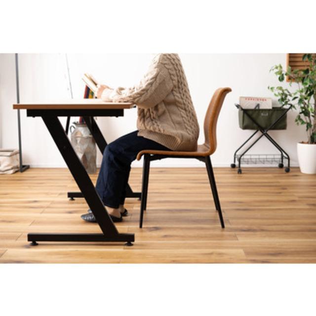 ソフトレザーと黒アイアン脚のヴィンテージなダイニングチェア 北欧 インダストリアル チェア 黒 ブラック ダイニング キッチン ダイニングキッチン |  | 18