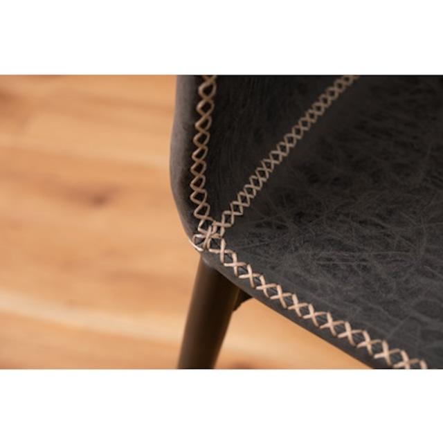 ソフトレザーと黒アイアン脚のヴィンテージなダイニングチェア 北欧 インダストリアル チェア 黒 ブラック ダイニング キッチン ダイニングキッチン |  | 07