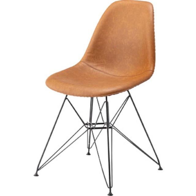 ヴィンテージ感のあるソフトレザーのシェルチェア 北欧 インダストリアル カフェ ヴィンテージ 北欧ナチュラル チェア ダイニングチェア ダイニングキッチン | 