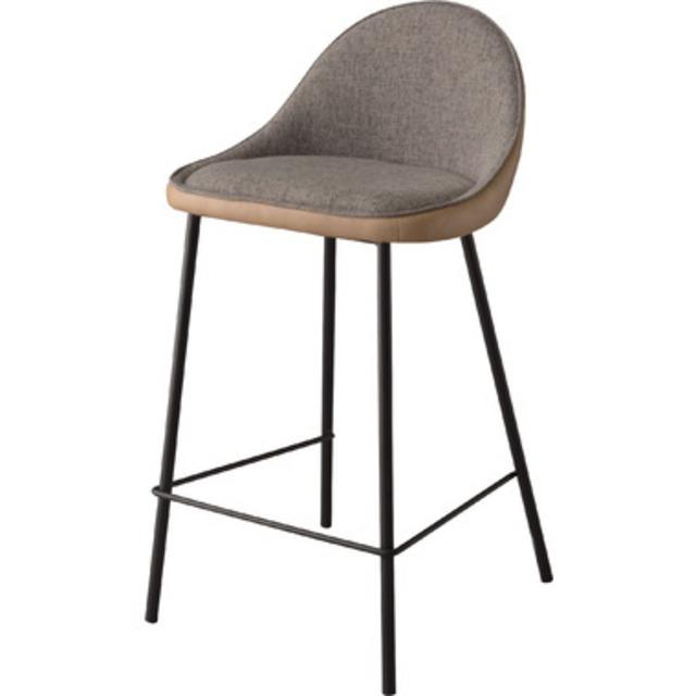 ソフトレザーとファブリックのカウンターチェア 北欧 ナチュラル カフェ チェア ダイニングチェア ダイニング キッチン ダイニングキッチン |  | 01