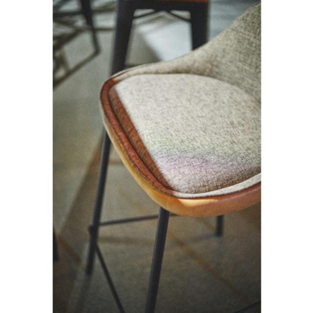 ソフトレザーとファブリックのカウンターチェア 北欧 ナチュラル カフェ チェア ダイニングチェア ダイニング キッチン ダイニングキッチン |  | 08