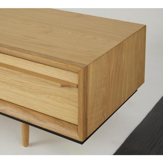 オークと黒アイアンのテレビボード 180cm ラグジュアリー 北欧 インダストリアル テレビ台 ローボード 黒 ブラック リビング |  | 10