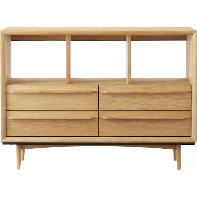 オークと黒アイアンのチェスト ラグジュアリー ジャパンディ 北欧モダン インダストリアル 収納家具 黒 ブラック リビング |  | 13