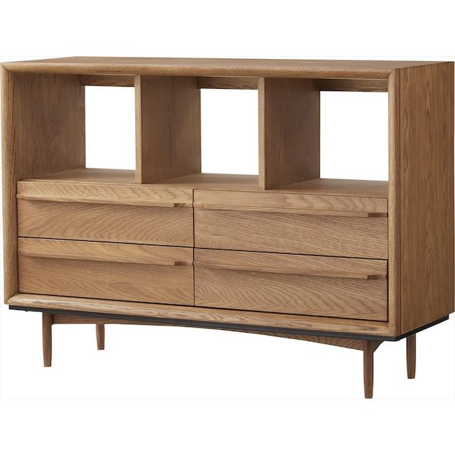 オークと黒アイアンのチェスト ラグジュアリー ジャパンディ 北欧モダン インダストリアル 収納家具 黒 ブラック リビング |  | 01