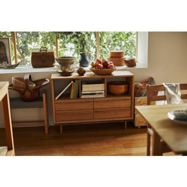 オークと黒アイアンのチェスト ラグジュアリー ジャパンディ 北欧モダン インダストリアル 収納家具 黒 ブラック リビング |  | 07