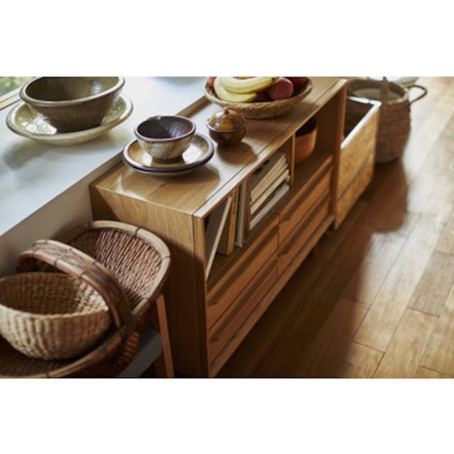 オークと黒アイアンのチェスト ラグジュアリー ジャパンディ 北欧モダン インダストリアル 収納家具 黒 ブラック リビング |  | 08