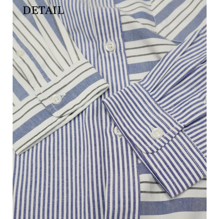 名巧は愚なるが如し　ブルーストライプシャツ　XL ずとまよ。名巧は愚なるが如し ブルーストライプシャツ XL