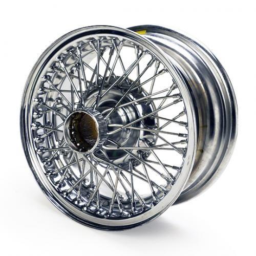 ワイヤーホイール クローム 4.5J X 14 60本スポーク MGB : 4515c  