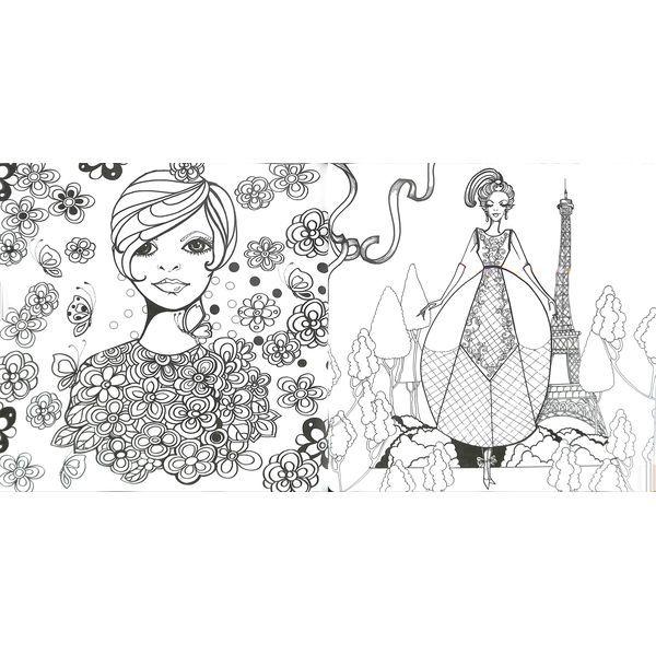 50 Off ファッションぬり絵 02 327 1213 いいものあるあるday Book 通販 Yahoo ショッピング