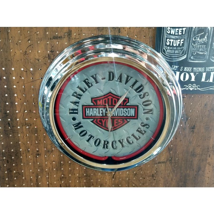 ネオン時計 / ネオンクロック ハーレーダビッドソン (HARLEY DAVIDSON 