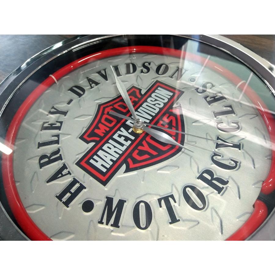HARLEY-DAVIDSON ネオンクロック壁掛け時計 ネオン管ヴィンテージ