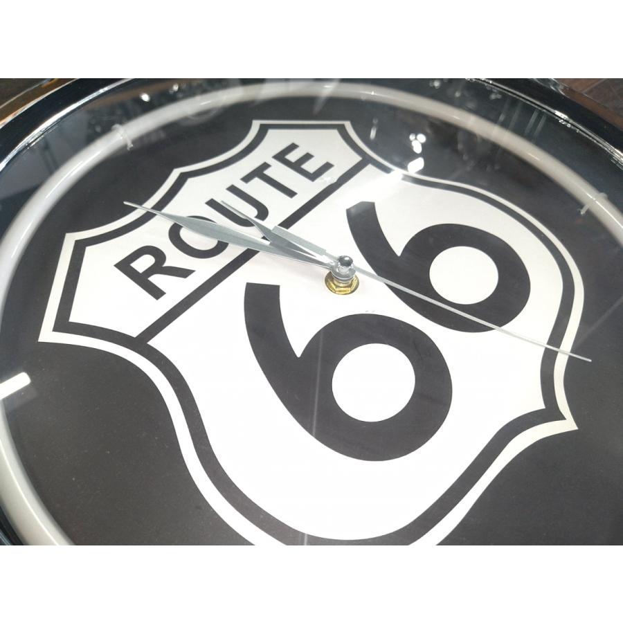 ネオン時計 / ネオンクロック ルート66 (ROUTE66) 壁掛け時計