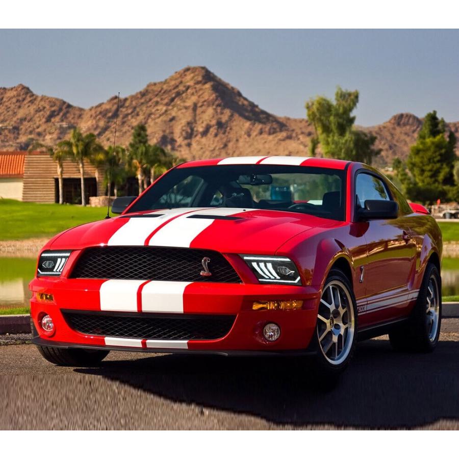 05-09y マスタング　ヘッドライト　インナーブラック / LED / シーケンシャル 05-09y マスタング　ヘッドライト　インナーブラック / LED / シーケンシャル