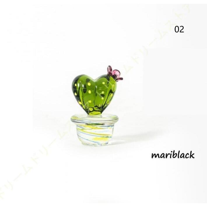 ガラス サボテン おしゃれ かわいい 置物 ガラス細工 オブジェ