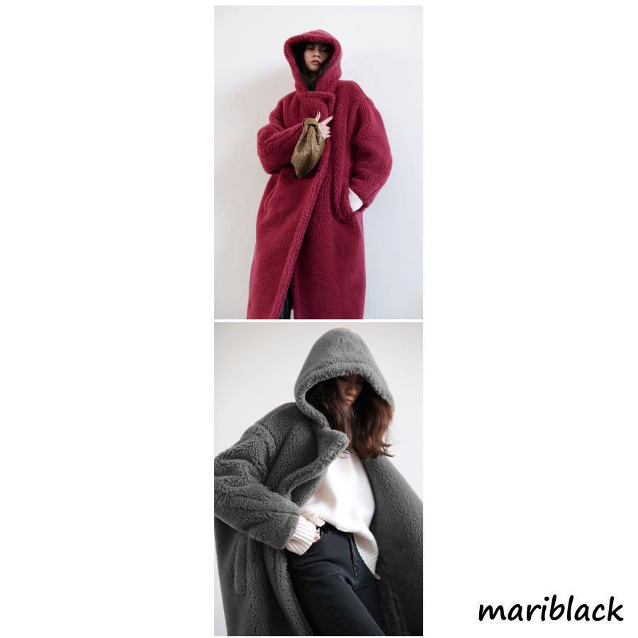 ボアコート ボア もこもこ ファーコート ロングコート ロング アウター