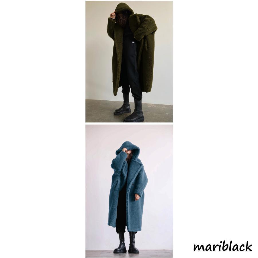 ボアコート ボア もこもこ ファーコート ロングコート ロング アウター