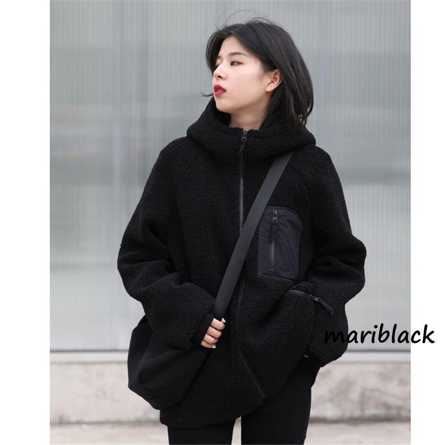 ボア ボアブルゾン レディース ボアコート アウター もこもこ ふわふわ