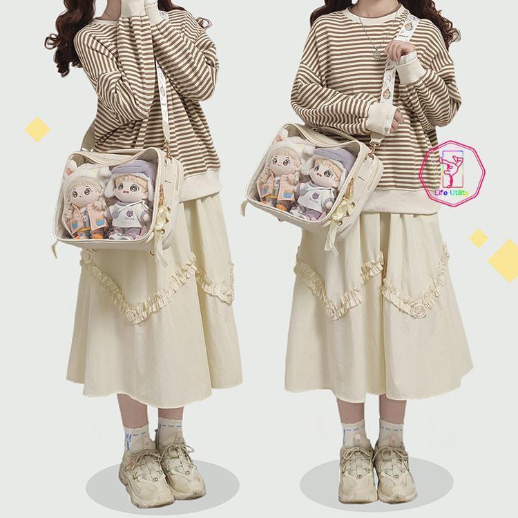 痛バッグ ぬいぐるみ 透明 バッグ 押しカップ CP 推し活 a4 おしゃれ