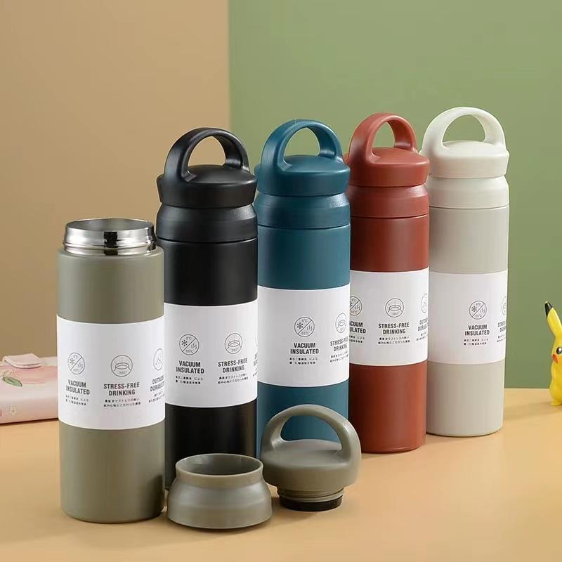 水筒 500ml ワンタッチ 直飲み マグボトル 真空断熱 持ち運び 携帯