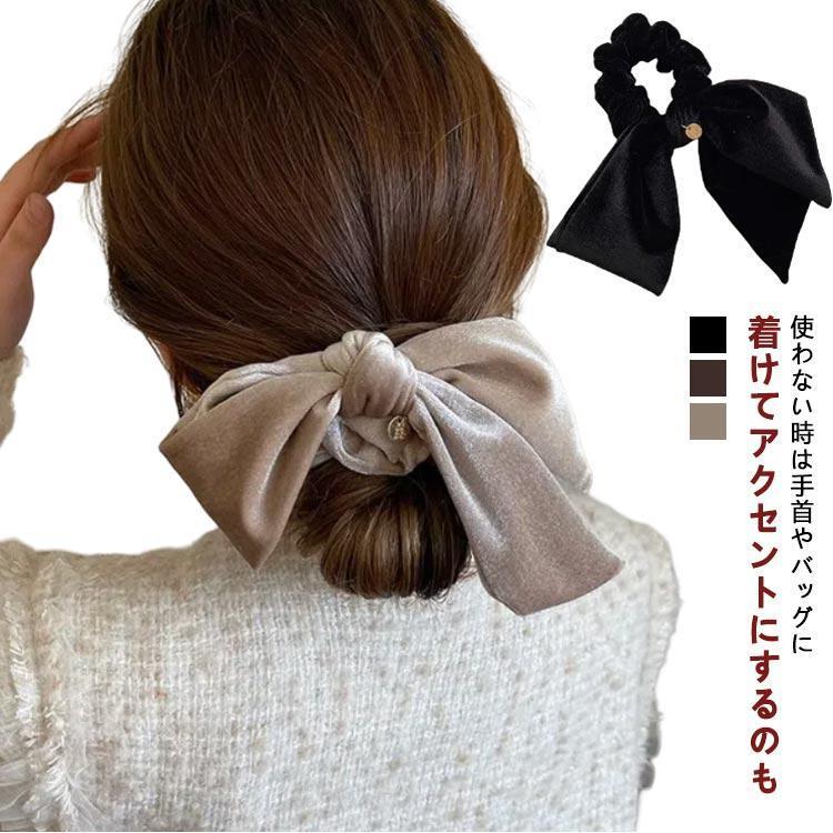 【コーデュロイリボン】ベビーヘアクリップ ヘアゴム 秋冬におすすめ♡ヘアクリップ4点セット ベビーヘアクリップ