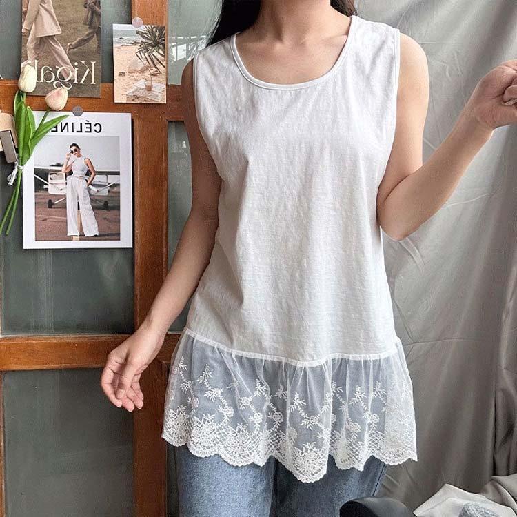 nowos レースタンクトップ osharewalker レディース トップス タンクトップ ノースリーブ