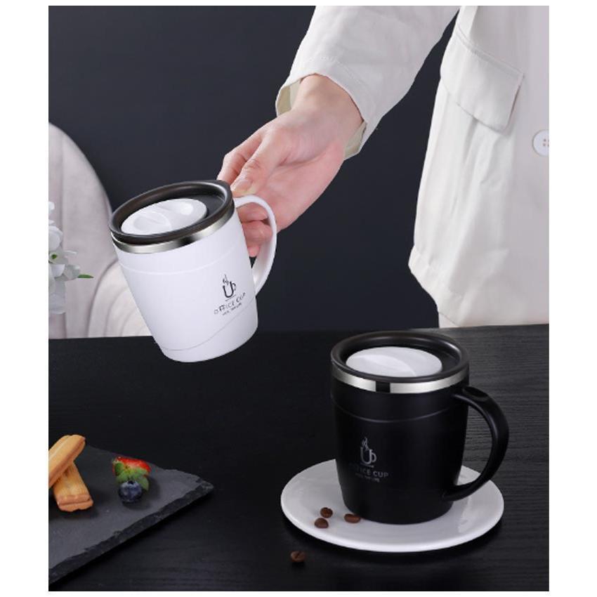ステンレスマグカップ 蓋付き マグ 保温 500ml 持ちやすい 保冷 コップ