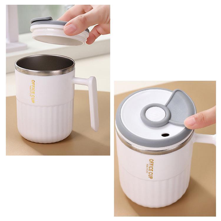 マグカップ ステンレスマグ 蓋付き ストロー付き 保温 保冷 マグ