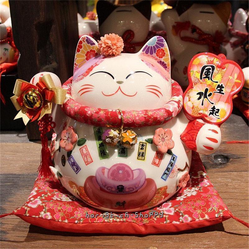 西洋風置物の招き猫