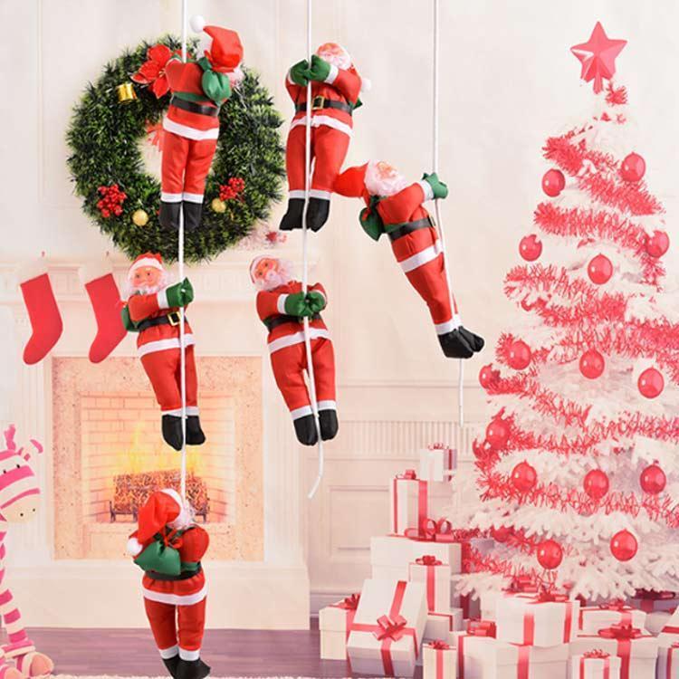 クリスマス飾り オーナメント はしごサンタ クリスマスツリー飾り