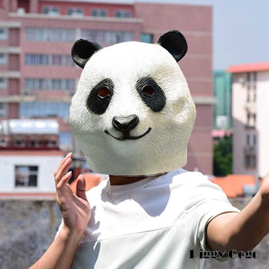マスク パンダ 被り物 かぶりもの 帽子 動物 アニマル ジャイアント