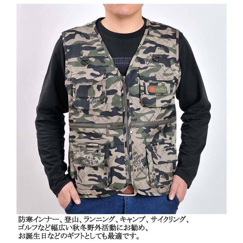 多機能 キャンプベスト お釣りベスト フィッシングベスト アウトドア