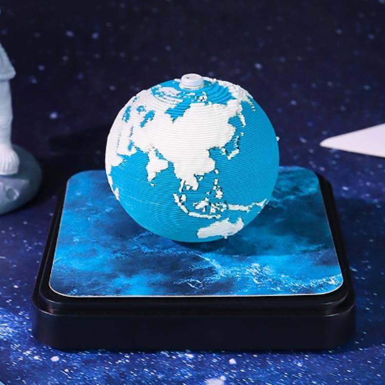 3Dメモパッド デザインメモ 地球テーマ 2026年カレンダー 3d 2026立体