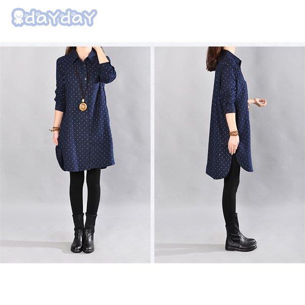シャツワンピース レディース きれいめ 秋 チュニックワンピース