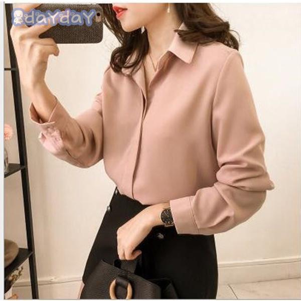 シャツ ブラウス レディース 長袖 トップス とろみシャツ Vネック