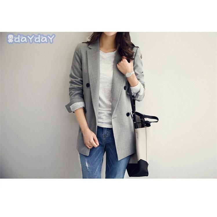 スーツ レディース テーラードジャケットロング丈 長袖