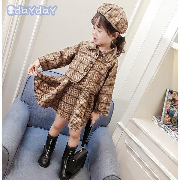 韓国子供服 キッズセットアップ 子とも3点セット 秋冬 女の子 可愛い