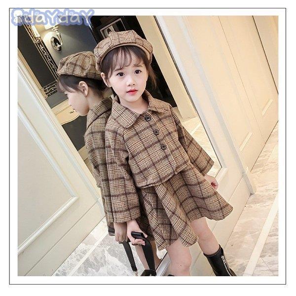 韓国子供服 キッズセットアップ 子とも3点セット 秋冬 女の子 可愛い