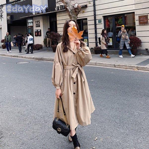 速達メール便送料無料 トレンチコート レディース 40代 ロングコート 春コート 2way ロングワンピース マキシ丈ワンピース ゆったり トレンチ風 春 秋 春服 春物 韓国風 アウター チャンピオン Angstron Com Br
