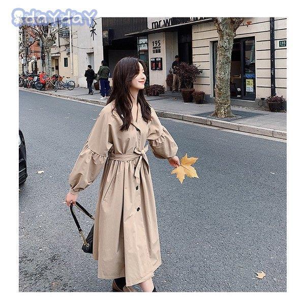 速達メール便送料無料 トレンチコート レディース 40代 ロングコート 春コート 2way ロングワンピース マキシ丈ワンピース ゆったり トレンチ風 春 秋 春服 春物 韓国風 アウター チャンピオン Angstron Com Br