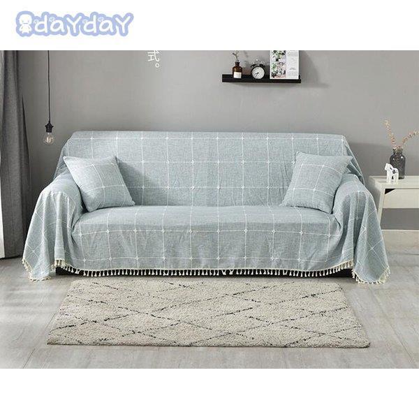 noyes 3人掛け片肘ソファカバー、クッションカバー シルバーグレー