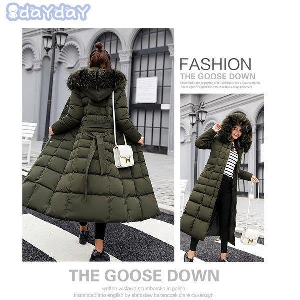 キルティングコート レディース フード付き 襟付き aライン ロング